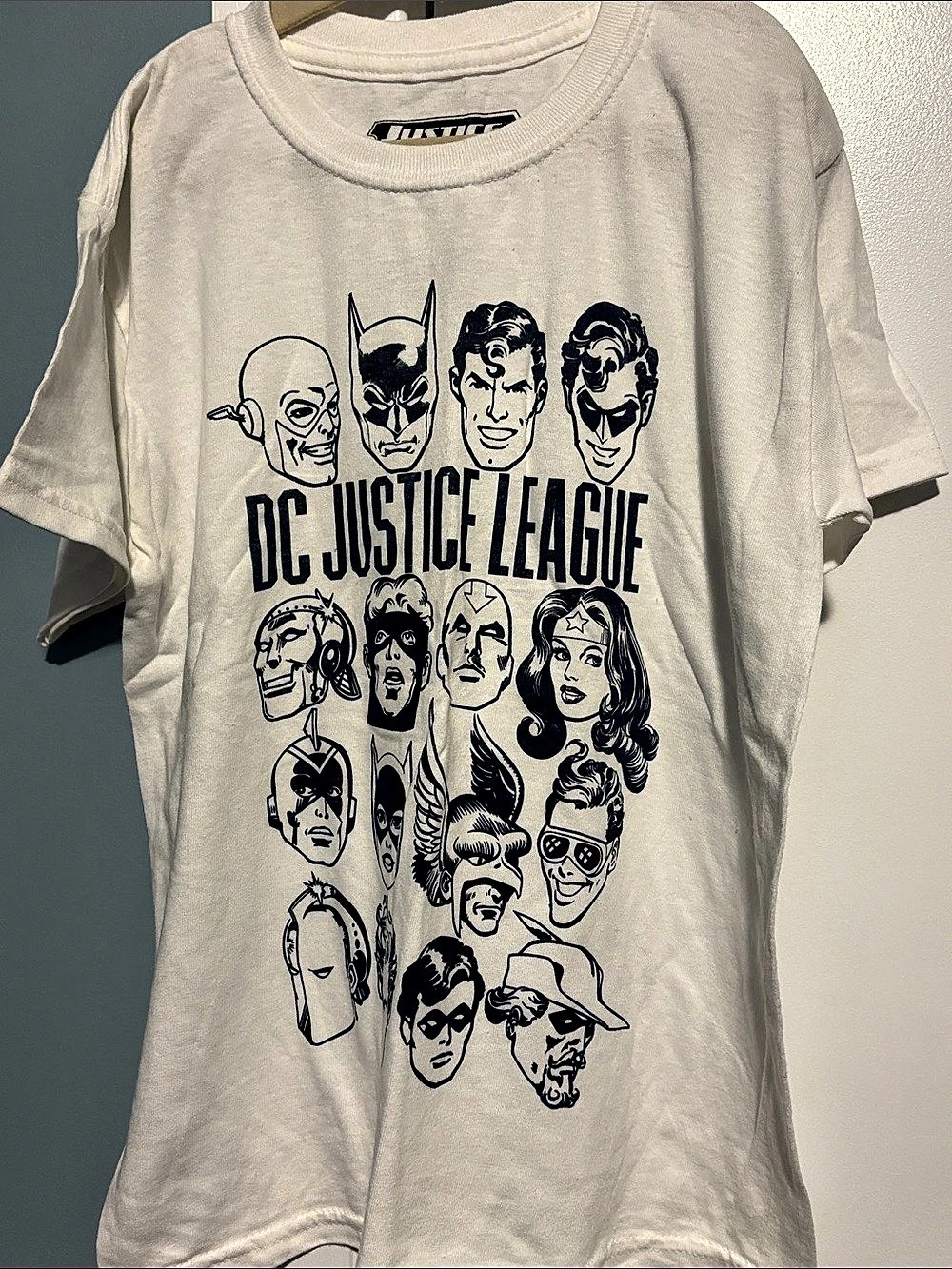 Justice League graphic tee White Boys Small
